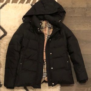 Burberry London Stella Hooded Down Jacket - Size S